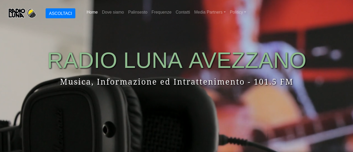 Screenshot Radio Luna Avezzano